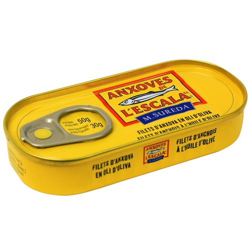 L"ESCALA Filetes de anchoa en aceite de oliva L"ESCALA 50 g.