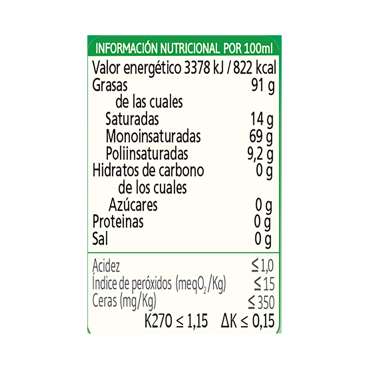 Aceite de oliva intenso 1 l.