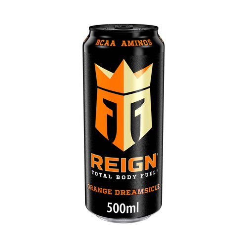 Bebida deportiva orange dreamsicle REIGN 500 ml.