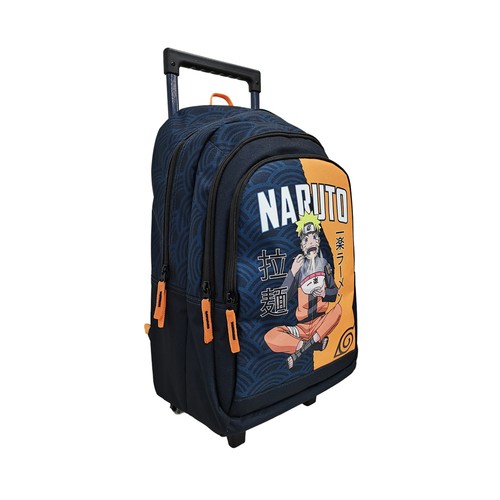 Mochila con ruedas 2 compartimentos. NARUTO