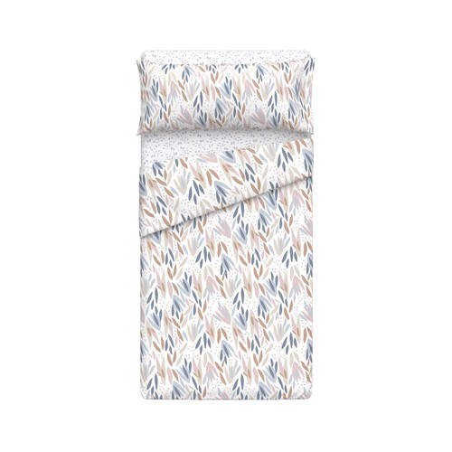 Juego de sábanas para cama de 105cm, 100% algodón, ACTUEL.