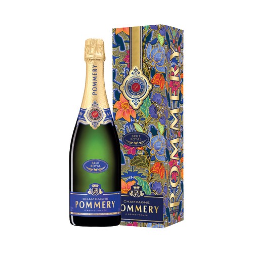 Champagne brut royal POMMERY botella de 75 cl.