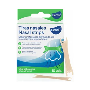SENTI2 Tiras nasales para la mejora del flujo de aire 10 uds.