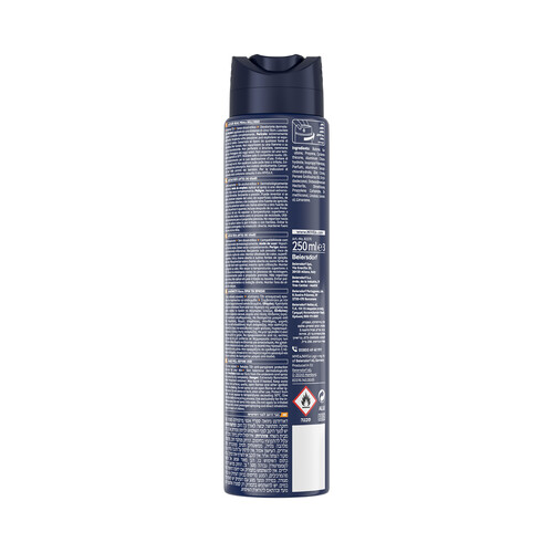 NIVEA Desodorante en spray para hombre con protección anti transpirante hasta 48 horas NIVEA Men stress protect 250 ml.
