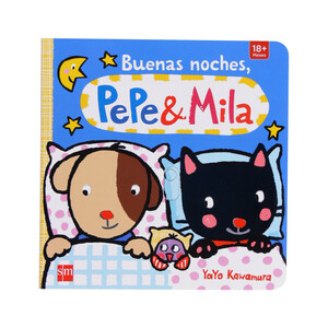 Imagen de Buenas noches, Pepe y Mila, YAYO KAWAMURA. Género: infantil. Editorial SM.