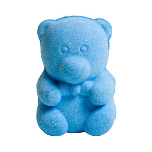POKHARA Bomba de baño con forma de oso azul y aroma a flores frescas POKHARA 120 g.