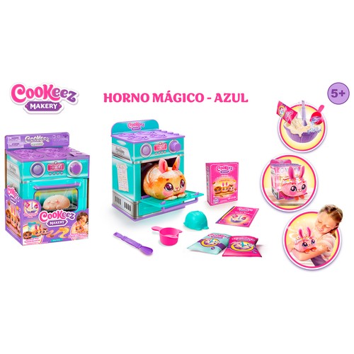 Cookeez, Horno Mágico, Azul + 5 Años, COOKEEZ MAKERY