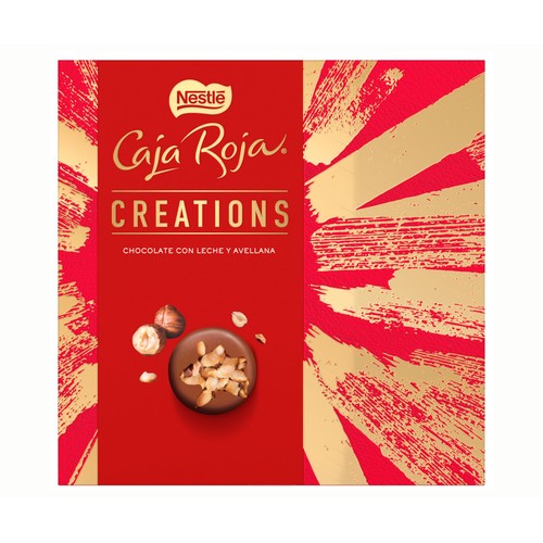NESTLÉ Bombones caja roja creation avellana 111 gr.