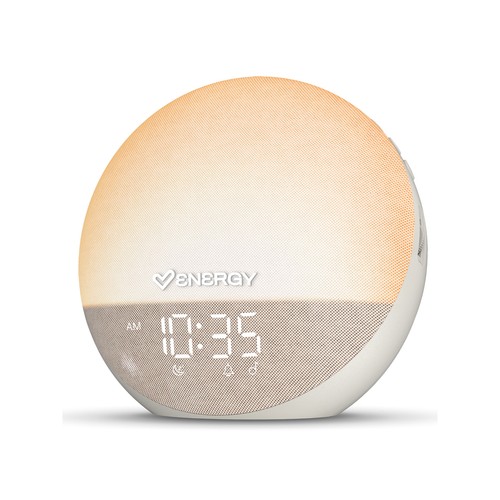 Despertador luz natural ENERGY SISTEM Sand Aurora Alarm, bluetooth 5.4, 5W, sonidos relajantes y función snooze 