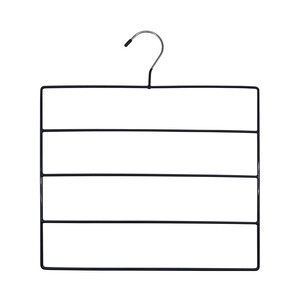 Imagen de Percha con 4 barras de metal cubiertas con pvc color azul oscuro, ACTUEL.