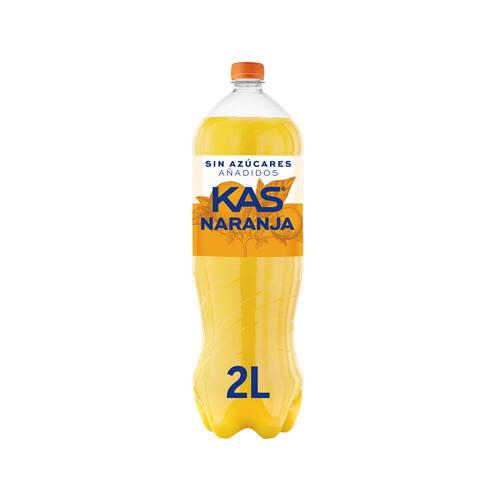 Refresco de naranja sin azúcares añadidos KAS  2 l.