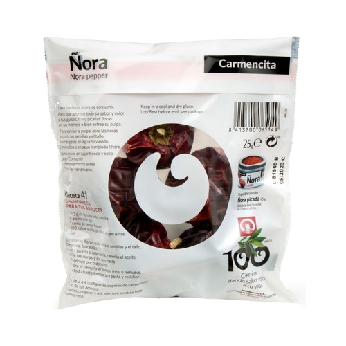 CARMENCITA Ñoras bolsa de 25 g.