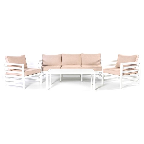 Conjunto jardín 4 piezas KACTUS REPUBLIC OPORTO MK016 1 sofá, 2 sillones y 1 mesa.