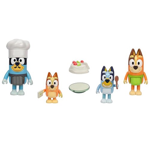 Chef pack 4 figuras, BLUEY