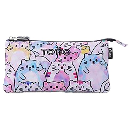 Portatodo tablero glitter - paws 3 compt. TOTTO
