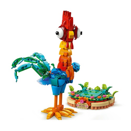 LEGO Disney Heihei Maqueta del Personaje de Vaiana 2 43272, 566 piezas, +9 años.
