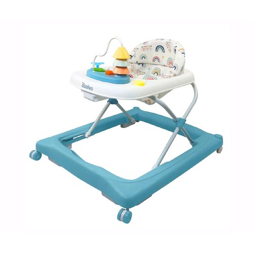 ASALVO Andador básico fun arcoiris, andandor evolutivo, panel interactivo, +6 meses