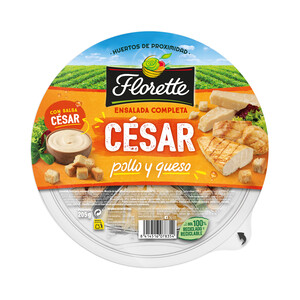 Imagen de Ensalada César con pollo y queso FLORETTE 205 g.