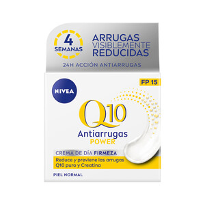 NIVEA Crema de día con acción antiarrugas y FPS 15, para piel normal NIVEA Q10 Power 50 ml.