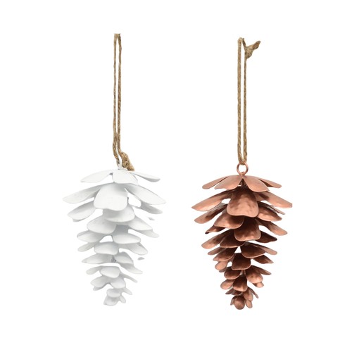 Colgante Piña decoración Navidad 8,5cm CF modelos surtidos, ACTUEL
