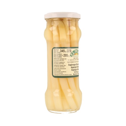 EL PILAR Espárragos blancos extra 205 g.