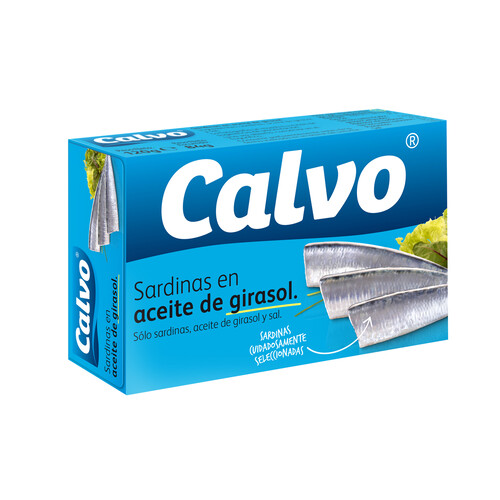 CALVO Sardinas en aceite de girasol 84 g.