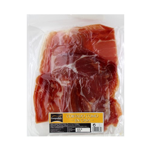 Jamón serrano cortado como en casa CAMPODULCE 120 g.
