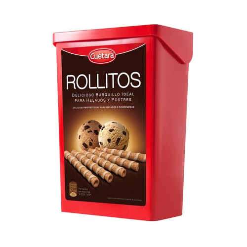 CUÉTARA Galletas barquillos 225 g.
