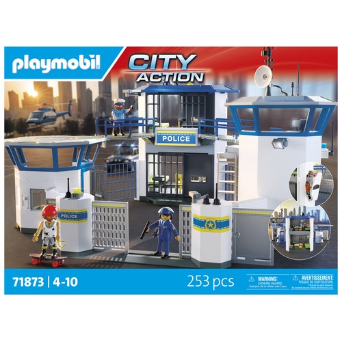 PLAYMOBIL City Action 71873 Central de Policía 253 Piezas +4 Años