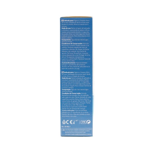 SENTI2 Solución isotónica de agua de mar para la limpieza nasal SENTI2 100 ml.