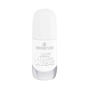 ESSENCE tono 33 Just white blanco liso Esmalte de uñas en gel de larga duración.