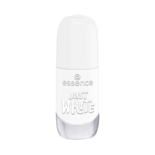 ESSENCE tono 33 Just white blanco liso Esmalte de uñas en gel de larga duración.