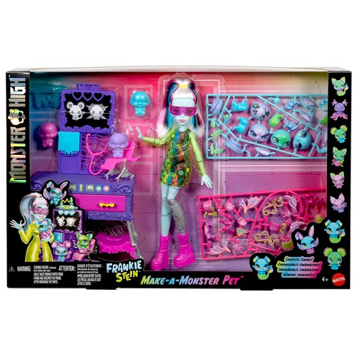 Muñeca MONSTER HIGH, crea tu mascota monstruosa. MONSTER HIGH