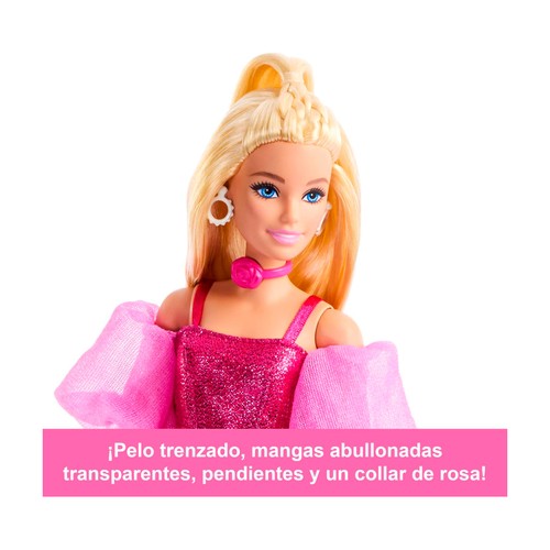 BARBIE Deluxe Metallic Muñeca con Corset Rosa +4 Años