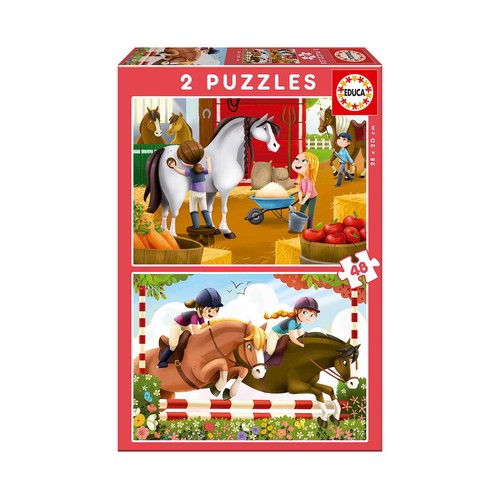 BORRAS Puzzles 2X48 Piezas Surtido +4 años
