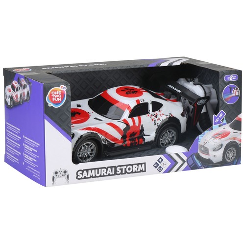 Coche radiocontrol Tormenta Samurai con luz y sonido +5 Años ONE, TWO FUN