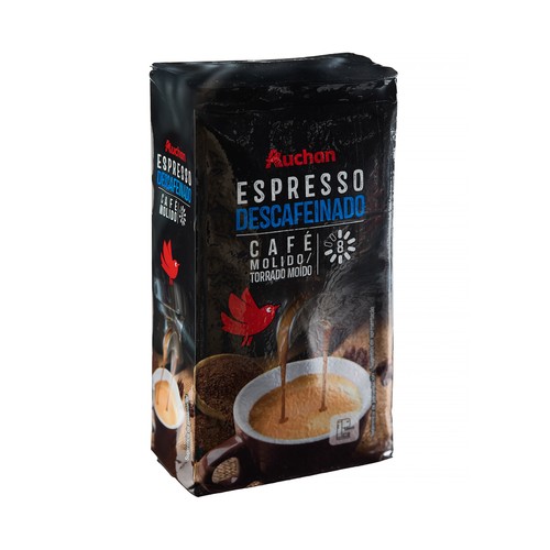 PRODUCTO ALCAMPO Café molido natural descafeinado espresso 250 g.
