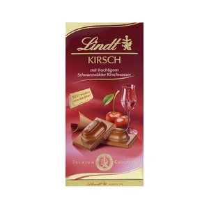LINDT Chocolate relleno Kirsch 100 g.