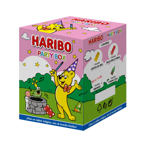HARIBO Surtido de chuches Party Box HARIBO 75 g.