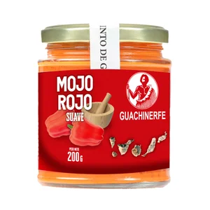 GUACHINERFE Mojo rojo suave 200 g.