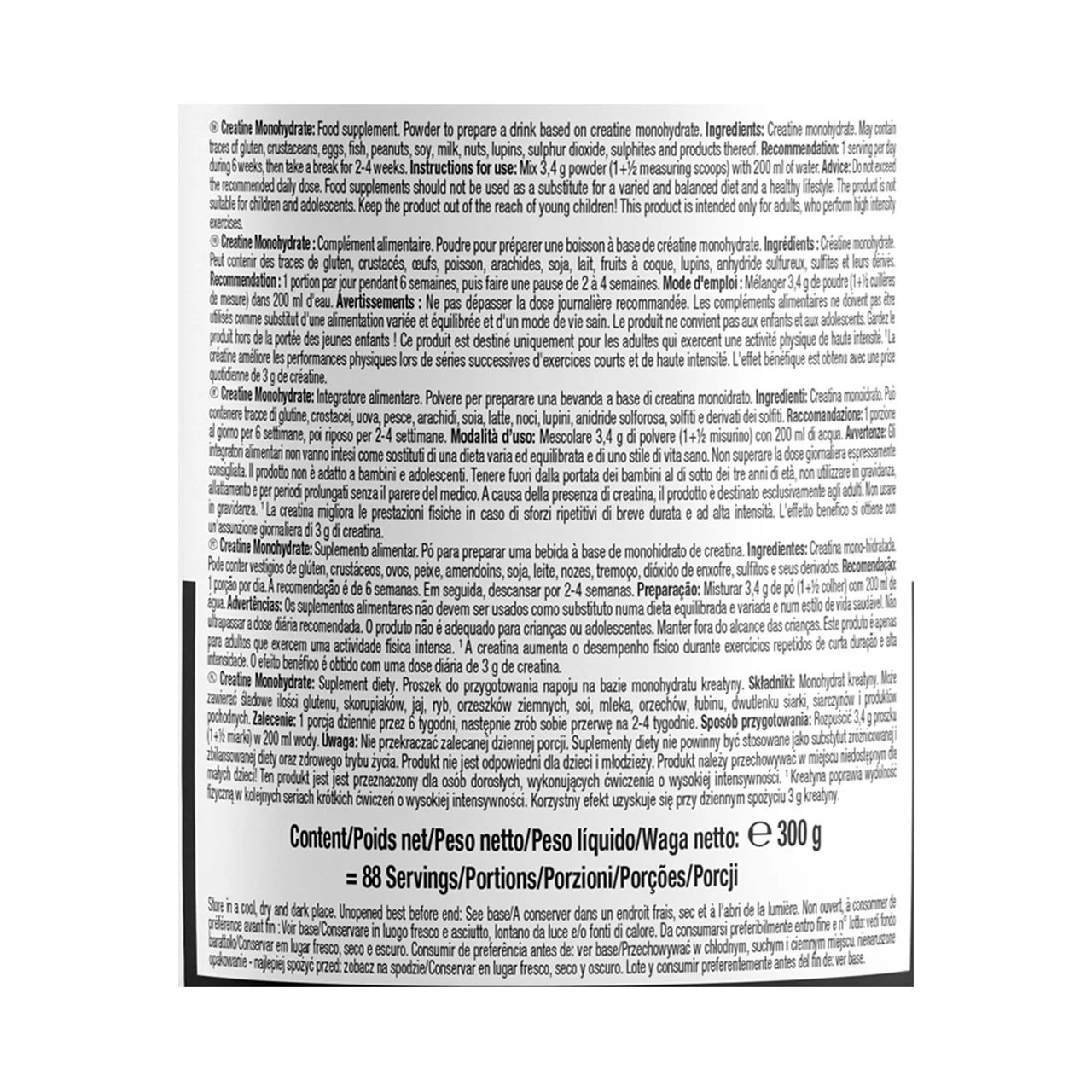 Mesh neutra Creatina 200, 300 g.