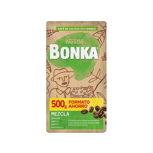 BONKA Cáfe molido mezcla del Trópico 500 g.