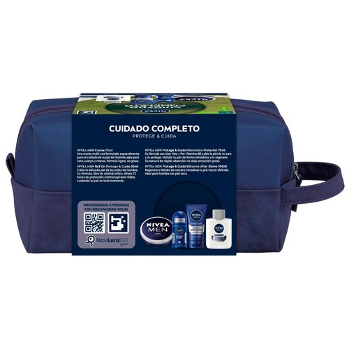 NIVEA Men protege & cuida Neceser con productos para el cuidado masculino.