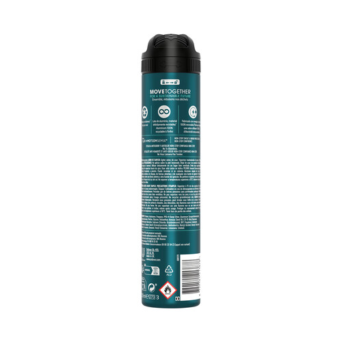 REXONA Desodorante en spray para hombre con protección anti-transpirante hasta 72 horas REXONA Marine fresh 200 ml.