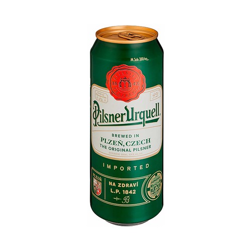 PILSNER URQUELL Cerveza Checa Lata 50 Cl.