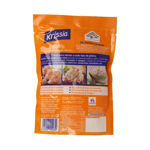 KRISSIA Surimi rallado KRISSIA 125 g.