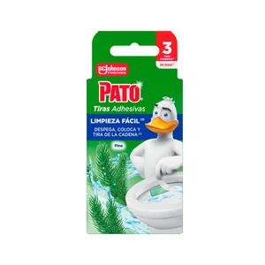 PATO Tiras adhesivas para WC pino 3 und