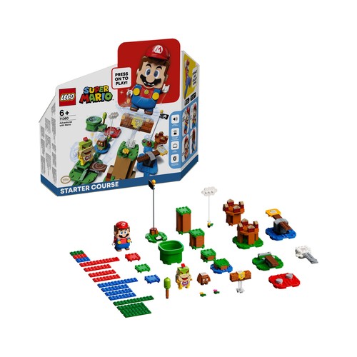 Juego de construcción Pack Inicial: Aventuras con Mario con 231 piezas, LEGO Super Mario 71360.