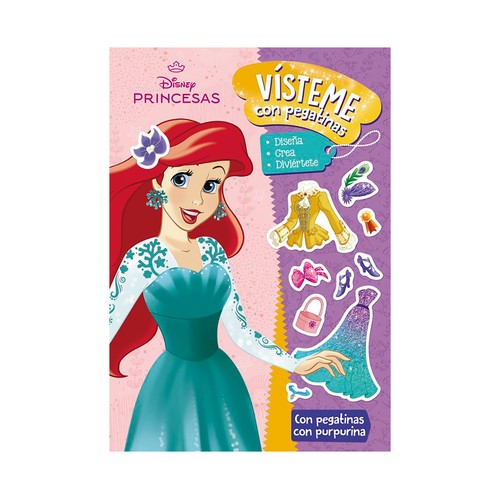 Princesas. Vísteme con pegatinas 4. Disney. LIBROS DISNEY
