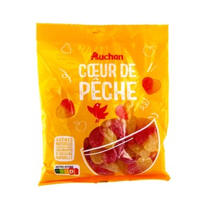 Imagen de PRODUCTO ALCAMPO Gominolas corazones melocotón 250 g.